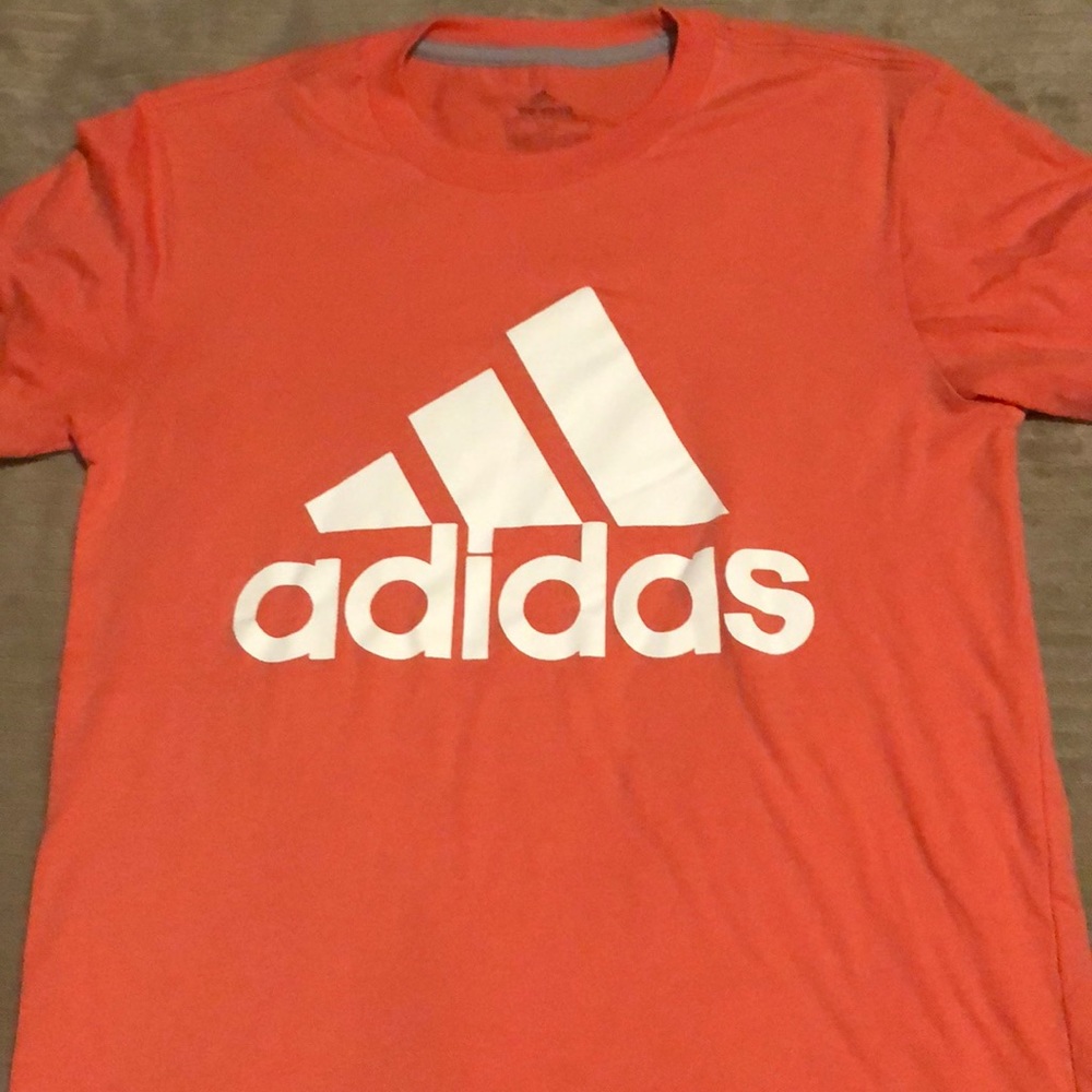 Adidas pink tee